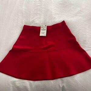 Red skirt brand new Zara knitwear
